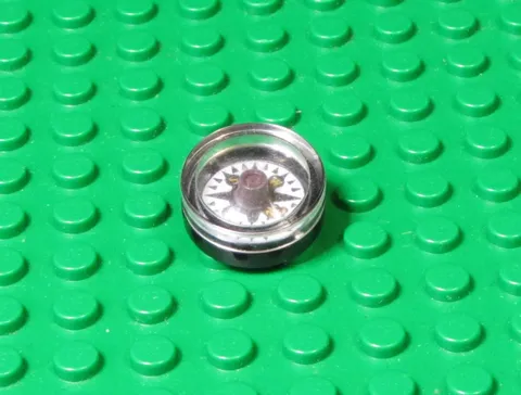 LEGO Compass with Fleur-de-lis Design Part
