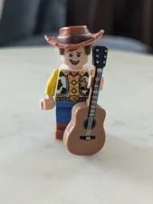 Lego Woody Minifigure With Guitar Toy Story