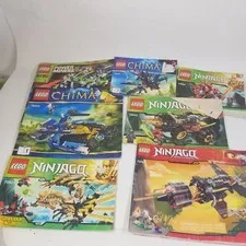 LEGO Instruction Manuals Lot Ninjago Chima Power Miners