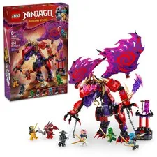 LEGO NINJAGO Thunderfang Dragon of Chaos Building Toy for Kids Multicolor