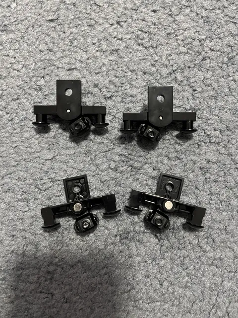 LEGO 29085c01 Black Train Buffer Beam with Sealed Magnets Set Of 2