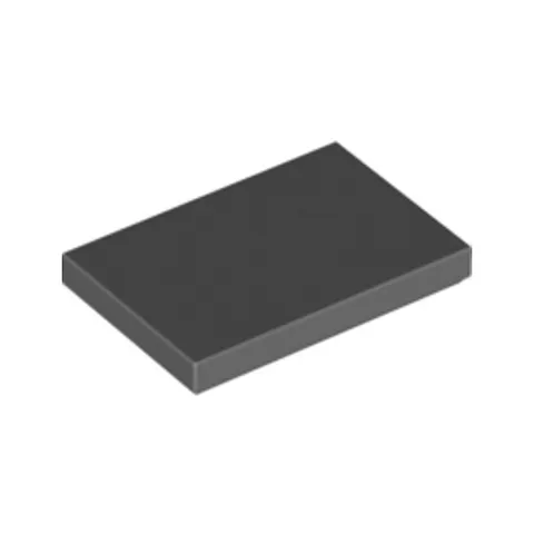 LEGO Briques 10x Foncé Gris Pierre 2x3 Carreau Plat Fin sans Clou 6187008 26603