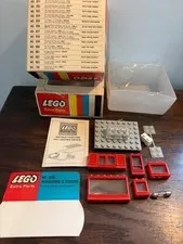 LEGO 050 Lighting Device 056 Windows Doors Set Instructions Original Box Vintage