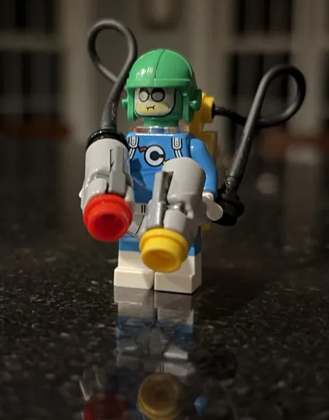 Lego Batman Movie 70920 Condiment King Man Minifigure AUTHENTIC