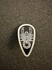 LEGO Large Oval Gray & Black Vladek Shield - Scorpion Design - Knights - New