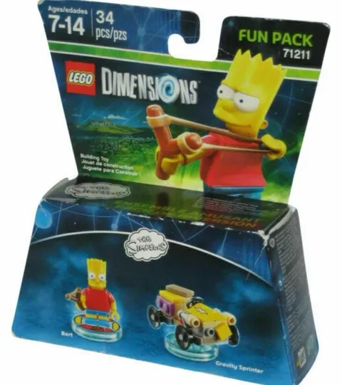 LEGO Dimensions The Simpsons Bart Fun Pack 71211!  BRAND NEW!!! L@@K