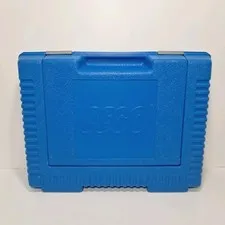Vintage 1984 LEGO Blue Storage Case Hard Plastic Container USA