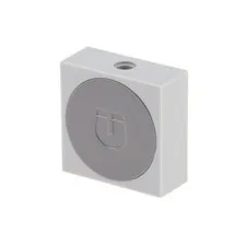 1x LEGO Round Magnet Brick 4x4x1 1/3 New Light Gray 2 Pin Holes 6285589 65217c01