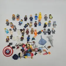 Lego Minifigure Lot Marvel, Batman, Star Wars, City, Mindcraft  And More !!  