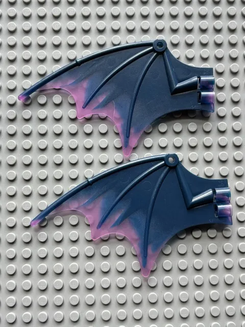 Lego Elves 41187 Replacement Parts Sapphire Dragon Dk Blue Wings Only