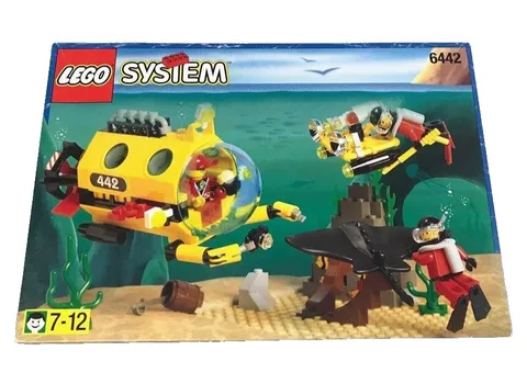 LEGO 6442 Sting Ray Explorer Town Divers 1997 New Sealed