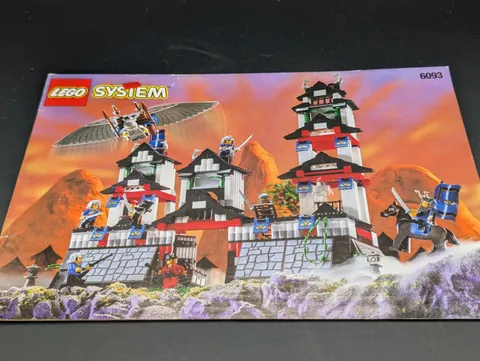 LEGO 6093 Flying Ninja Fortress Castle Instruction Manual ONLY SEE PICS