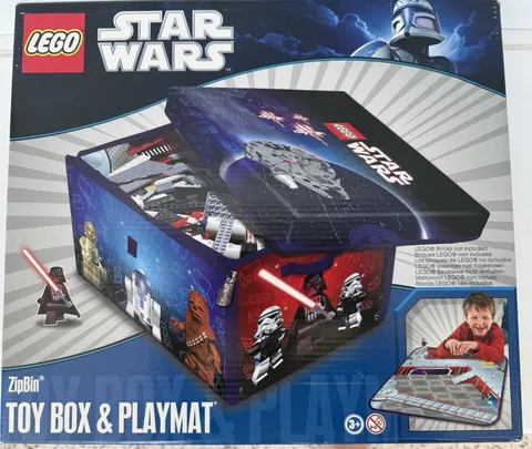 Lego Star Wars ZipBin Toy Box Storage and Playmat 2012 Brand new.