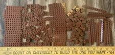 Lot of Brown Lego Bricks & Plates - 2x2-2x8-2x6-1x2-1x12