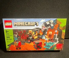LEGO Minecraft The Nether Bastion 21185 Building Toy Set 300 pcs Ages 8+
