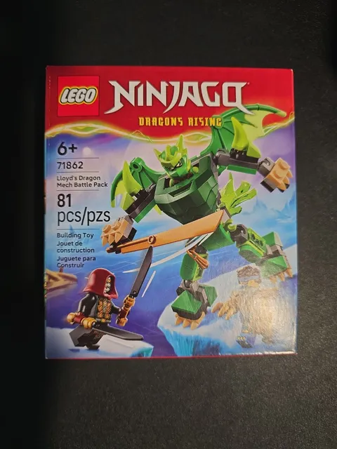 LEGO NINJAGO 71862 Lloyd's Dragon Power Mech Battle Pack Sealed IN HAND SHIP NOW