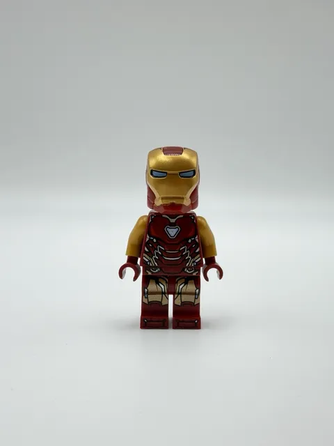 LEGO Iron Man Mark 85 Minifigure Marvel Super Heroes Endgame Gold Arms (76131) 