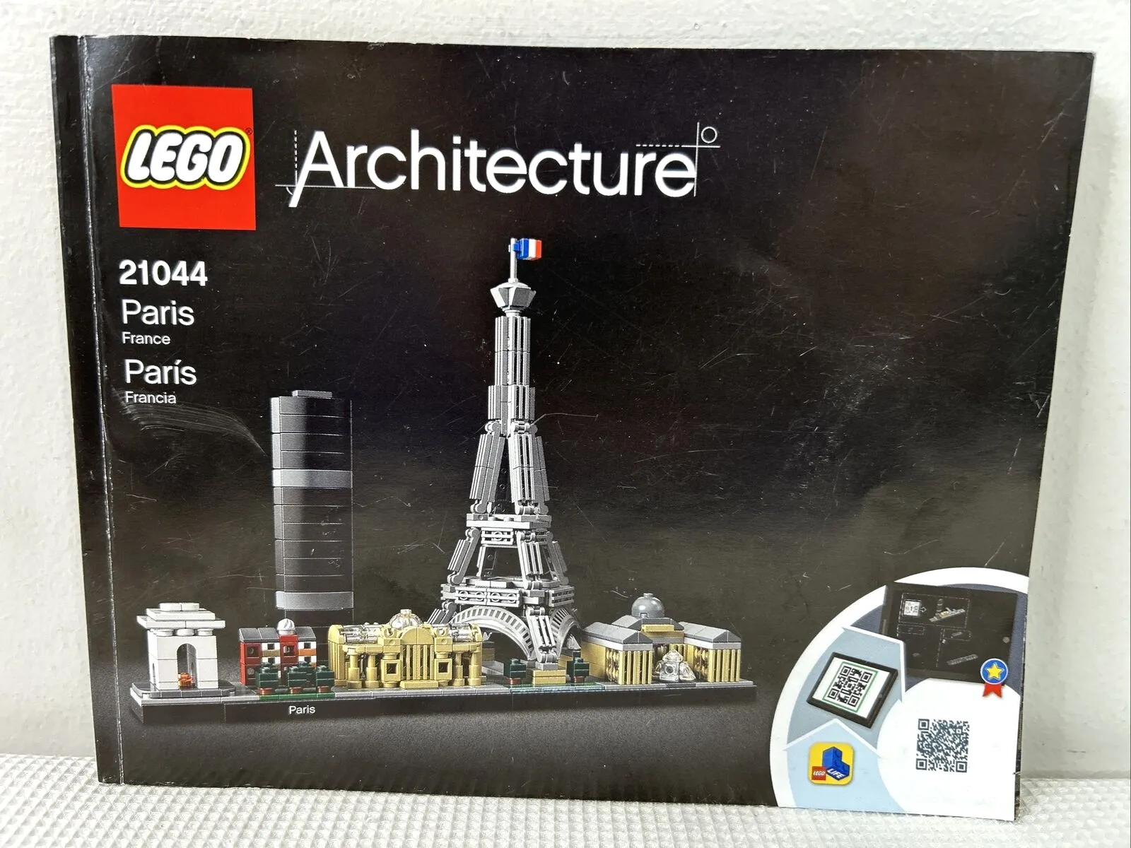 LEGO Architecture 21044 Paris France Instruction Manual ONLY *No Blocks Included