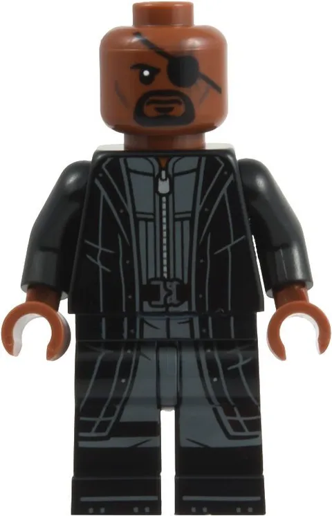 LEGO® Minifig sh1133 - Nick Fury - Leather Trench Coat
