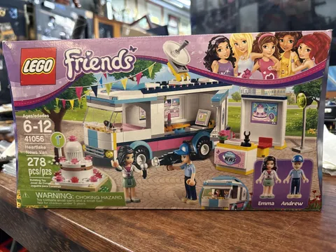 💥 LEGO Friends 41056 Heartlake News Van New Sealed Box Emma Andrew NIB Retired