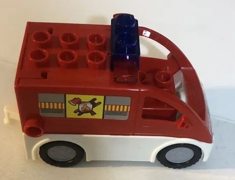 Disney Cars Lego Duplo Fire engine Truck Figure toy