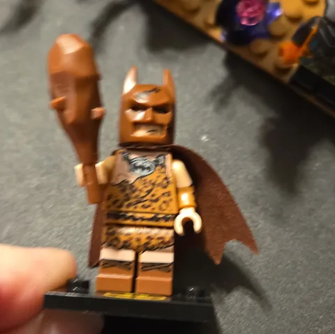 LEGO Caveman Batman Minifigure The LEGO Batman Movie w/ Brown Cape & Club