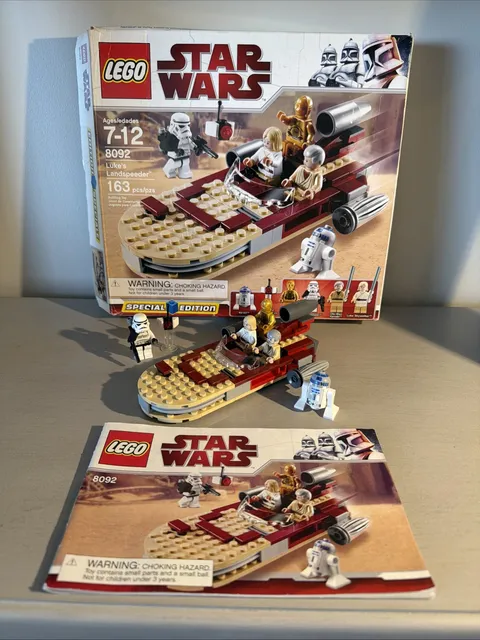 LEGO Star Wars 8092: Luke's Landspeeder  100% Complete w/ Instructions & Box