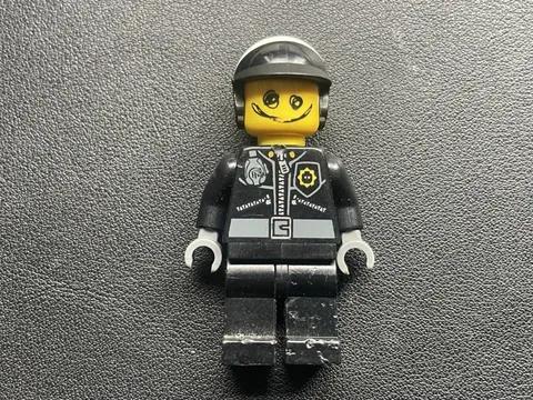 LEGO MINIFIGURE TLM007 MOVIE SCRIBBLE FACE BAD COP FROM COLTLM-7