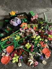 HUGE Lot Of Official LEGO Botanicals, Plants, & Flowers Assorted Great Condition