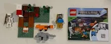 LEGO Minecraft 21162 The Taiga Adventure COMPLETE w/ Minifigs & Manual