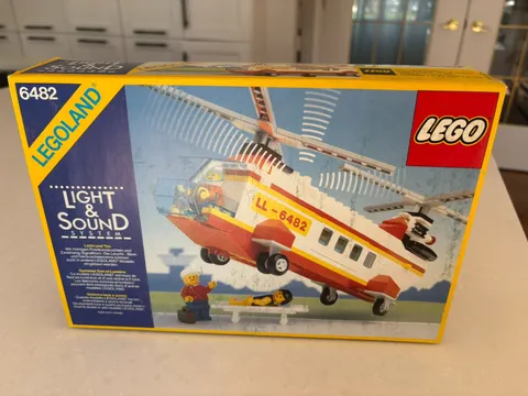 LEGO 6482 Classic Town Rescue Helicopter New and factory sealed from 1989