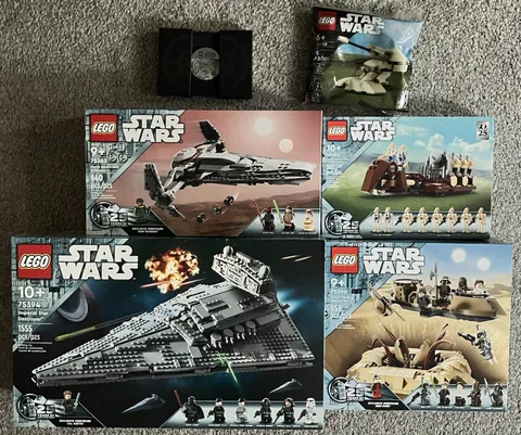 LOT of 4 LEGO STAR WARS 25th anniversary sets NEW SEALED (READ DESCRIPTION)