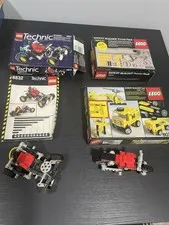 LEGO Vintage Lot 8832 8020 8700 Not Complete Original Boxes Parts Manual Bonus