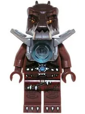 LEGO® Minifigure LEGENDS OF CHIMA loc109 Crug Flat Silver Armor