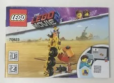 Lego 70823 Movie 2 Emmet’s Thricycle Instruction Manual Book Only - No Bricks