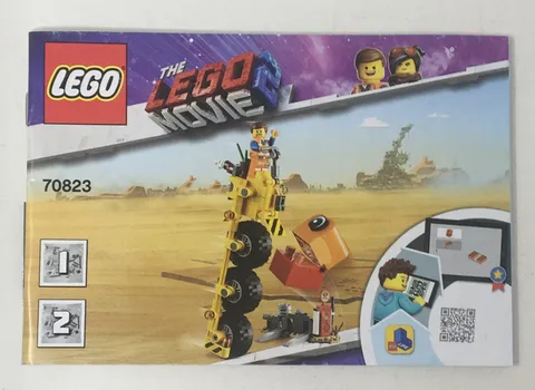 Lego 70823 Movie 2 Emmet’s Thricycle Instruction Manual Book Only - No Bricks