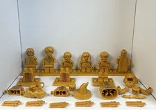 Gold Lego Harry Potter Minifigures 20th Anniversary Full Set