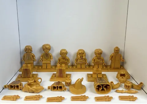Gold Lego Harry Potter Minifigures 20th Anniversary Full Set