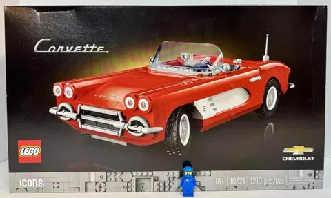 LEGO (10321) Icons: Corvette - New Sealed Retired - Chevrolet Chevy Classic Car
