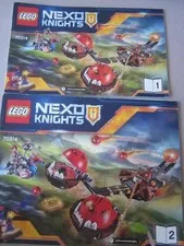 Lego Building Instructions Instruction 70314 Nexo Knights Parts 1 and 2, part 1 and 2