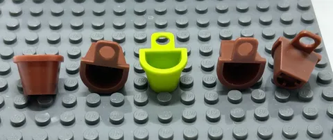 Lego 20780 Minifigure basket brick lot qty 5
