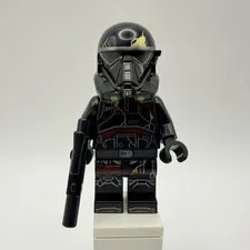 LEGO STAR WARS Part sw1416 - Imperial Death Trooper, small blaster, gold cracks