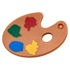 LEGO color palette painter artist city accessory 93551pb01