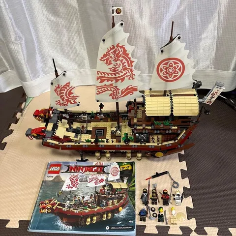 LEGO The LEGO NINJAGO Movie Destiny's Bounty 70618 In 2017 Used W/Manual As Is