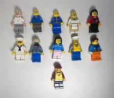 LEGO Assorted CITY Minifigures Lot of 11 all in good condition