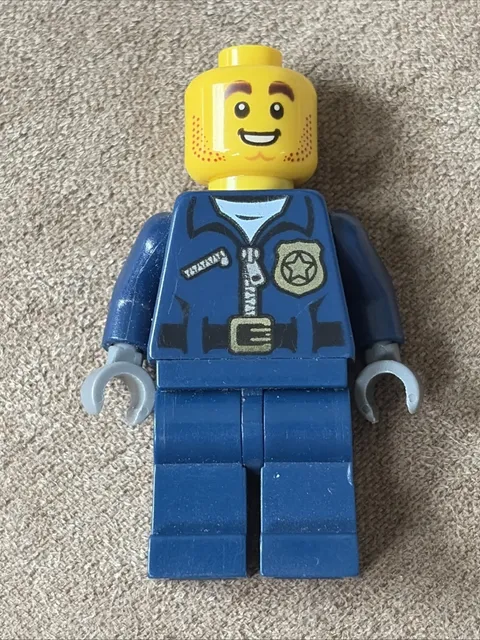 LEGO City Helicopter Pilot Minifigure Police Station 60047