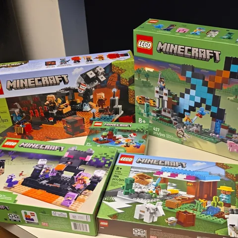 LEGO Minecraft Lot Of 5 Sealed Brand New *See Pictures*