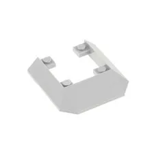 1x LEGO Train Track Roof 6x6x1 New Light Gray Opening 4x4 Loc 4219039 2876
