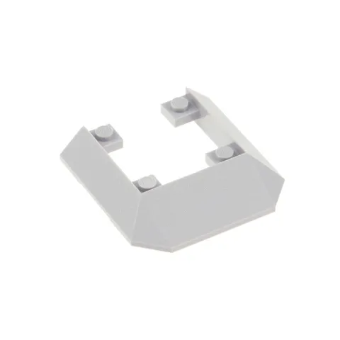 1x LEGO Train Track Roof 6x6x1 New Light Gray Opening 4x4 Loc 4219039 2876