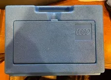 LEGO Vintage 1983 Blue Carrying Storage Case Hard Plastic RARE